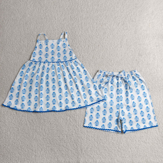 GSSO3416  flower BLUE girl  outfit 202607 rts