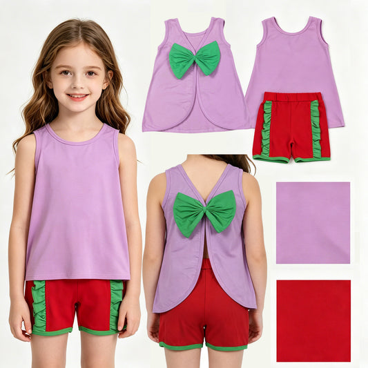 GSSO3465 bow girl summer outfit 202604 RTS
