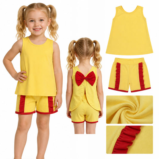GSSO3466  bow girl summer outfit 202605  RTS