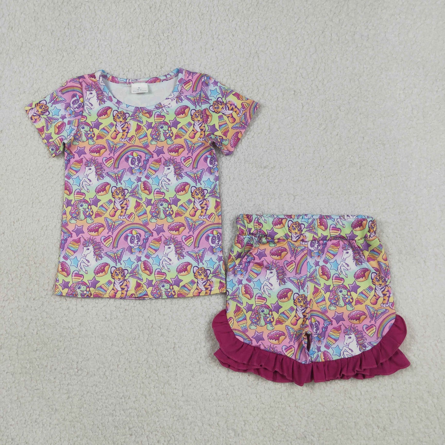 GSSO3472 unicorn girl summer outfit 202603 RTS