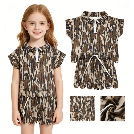 GSSO3563  Scallop camo girl outfit skirt  202605 RTS