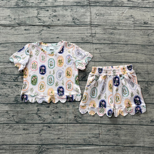 GSSO3643 flower bow GIRL summer outfit 202605  preorder
