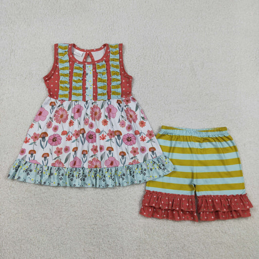 GSSO3740  FLOWERS GIRL summer outfit 202604  RTS