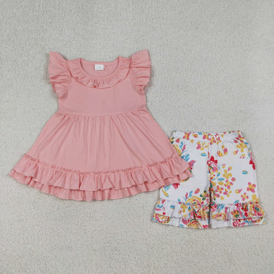 GSSO3743 2 FLOWERS GIRL summer outfit 202604  RTS