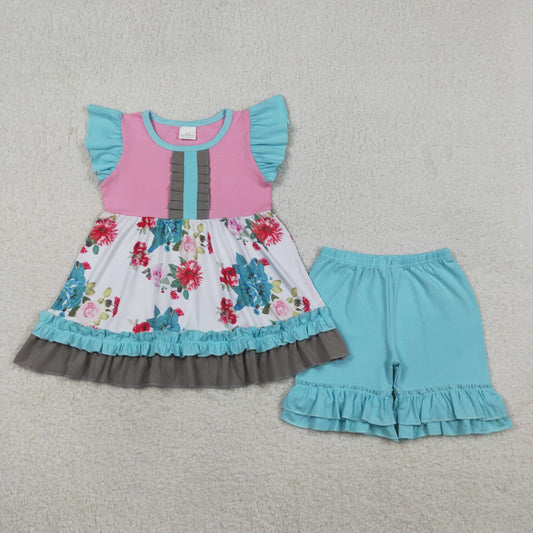 GSSO3744 FLOWERS GIRL summer outfit 202604  RTS