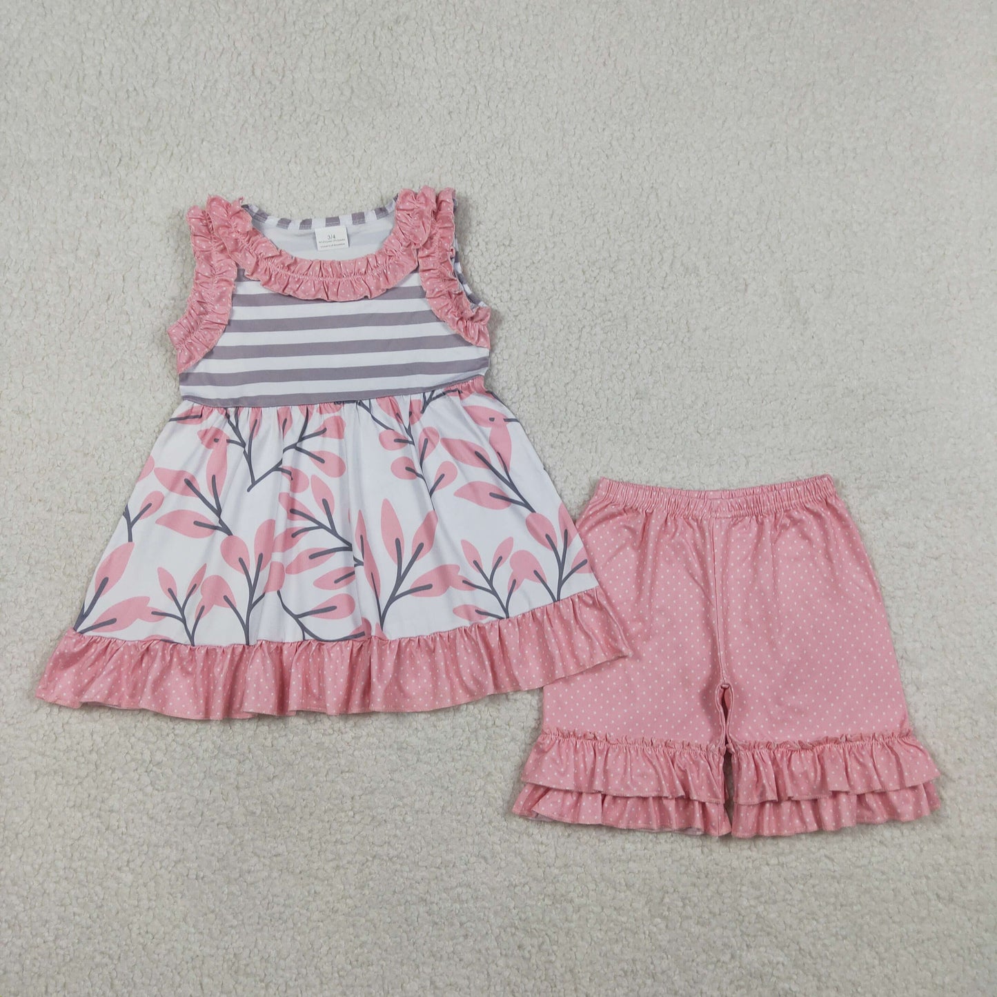 GSSO3745 FLOWERS GIRL summer outfit 202604  RTS