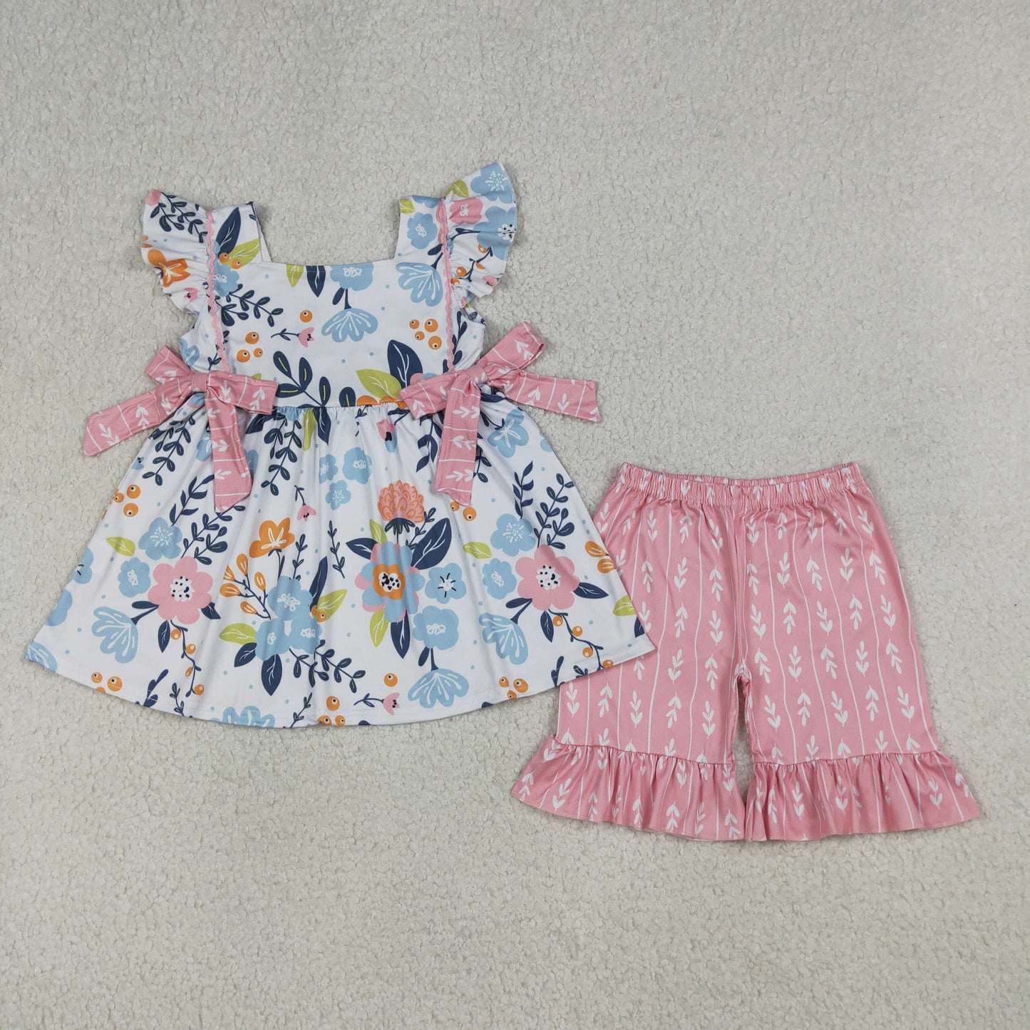 GSSO3746 FLOWERS GIRL summer outfit 202604  RTS