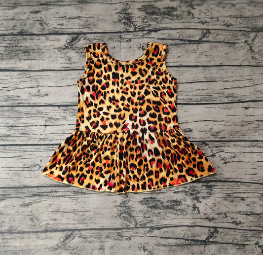 GT0205 western top tee girl leopard  preorder 20230725