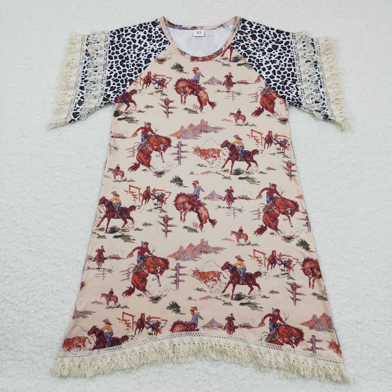 成人GT0258 adult mama & kids western horse adult top pullover 20230729 preorder