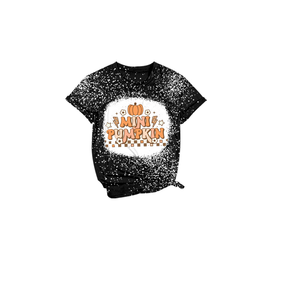 GT0303 western top tee halloween mini pumpkin girl boy t-shirt  preorder 20230816