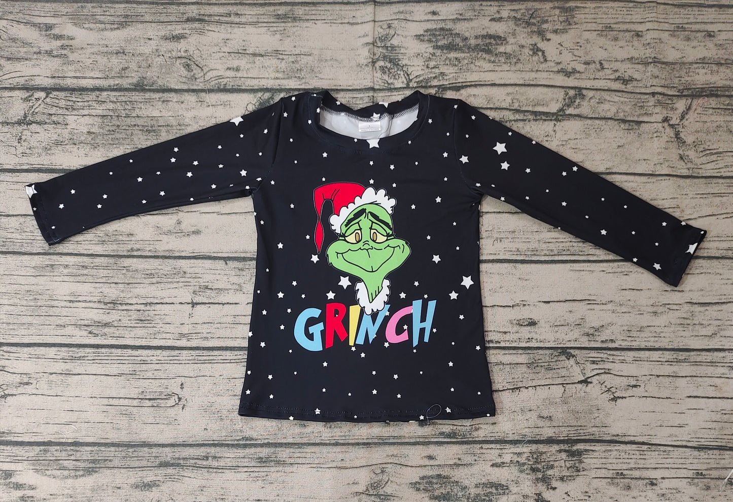 GT0329 western top tee grinch girl t-shirt RTS 20231025