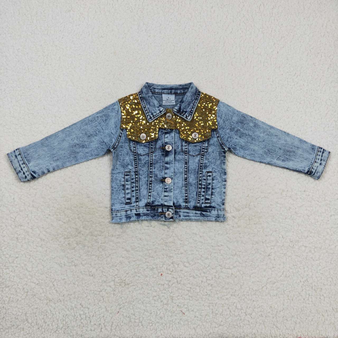 GT0351 Popular Sequin Denim Jacket 20230110 RTS