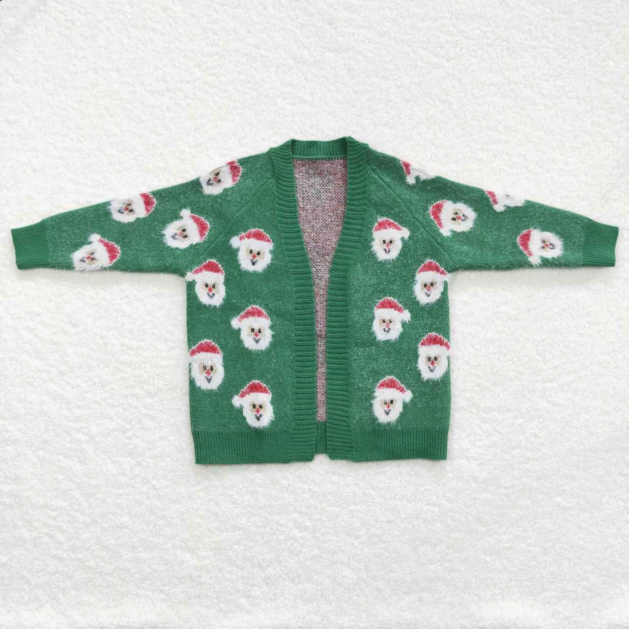 GT0357 Christmas Santa V-neck cardigan sweater 20231018 RTS