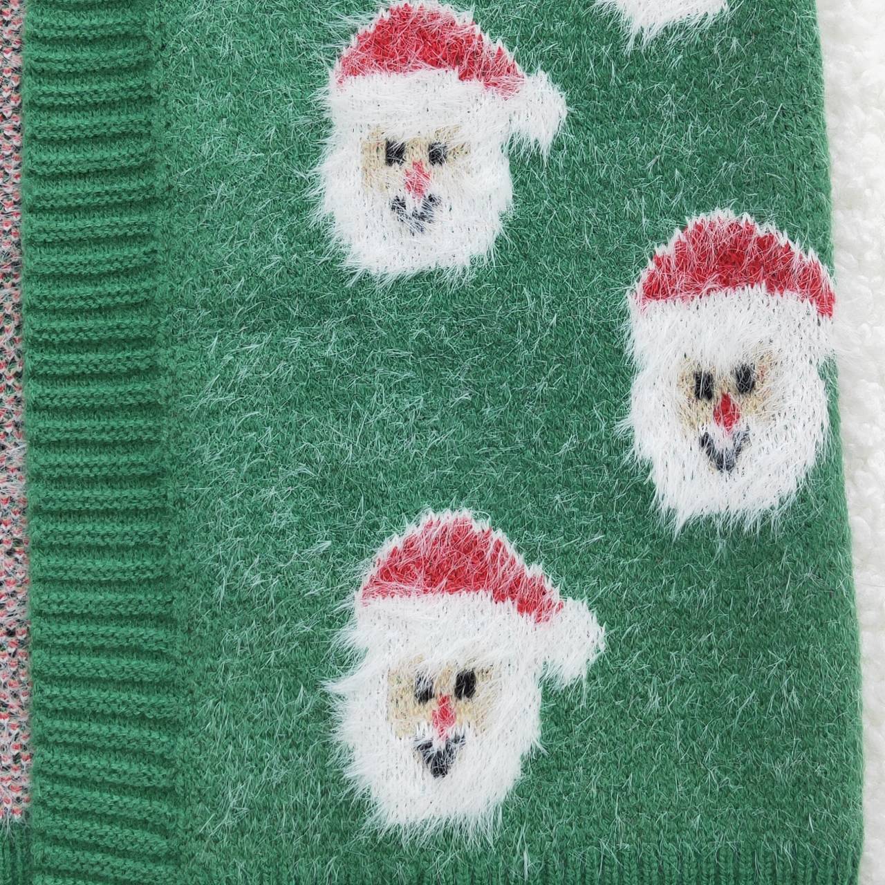 GT0357 Christmas Santa V-neck cardigan sweater 20231018 RTS