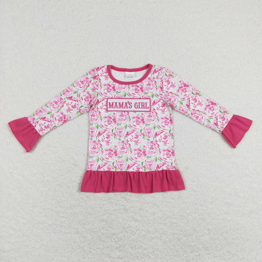 GT0403 mama‘s girl embroidery top girl shirt 202401 RTS