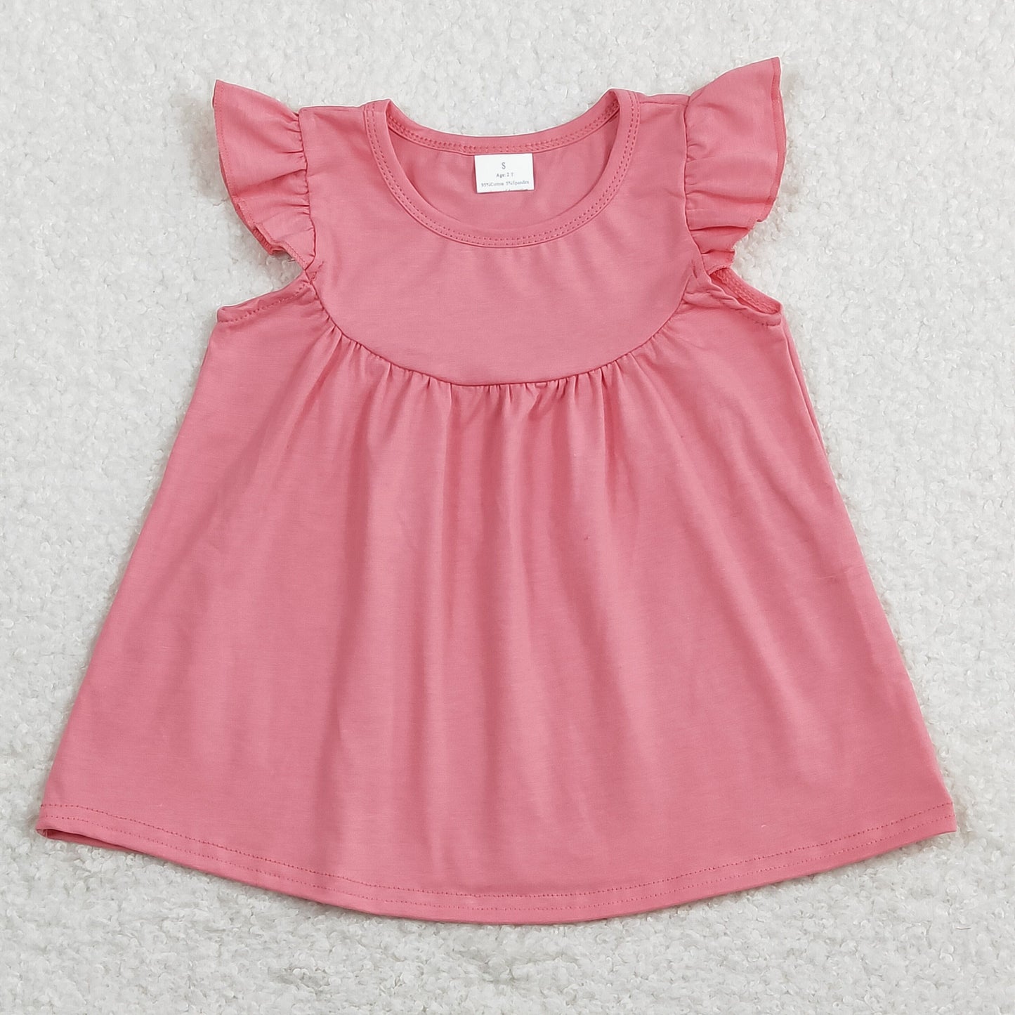 GT0462  solid pink top cotton 202401  RTS