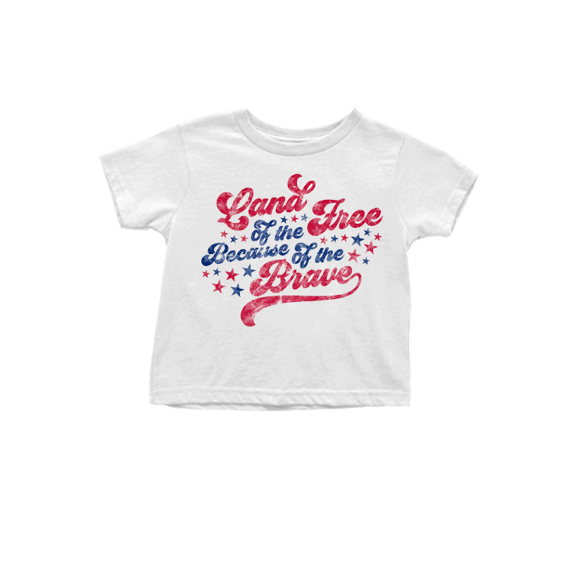 GT0486 western July 4th top tee  boy t-shirt  preorder 202401