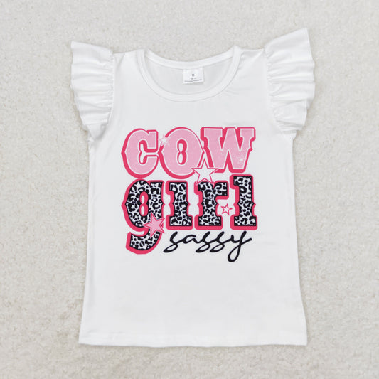 GT0504 western cow girl top tee  t-shirt   202406 RTS