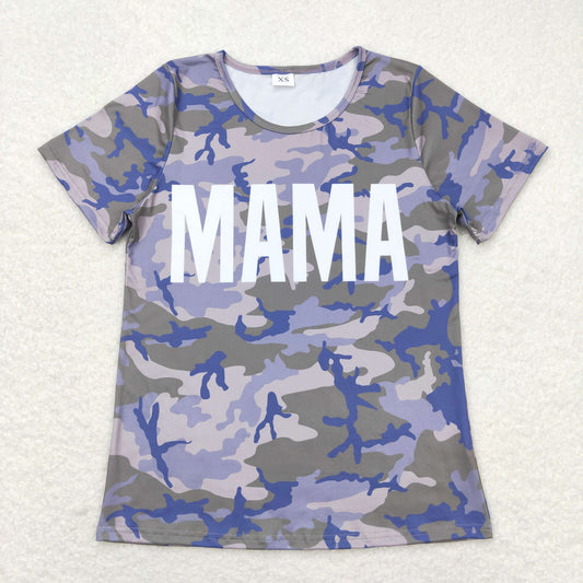 adult  成人 tee top t-shirt short sleeve camo mama 202404 RTS