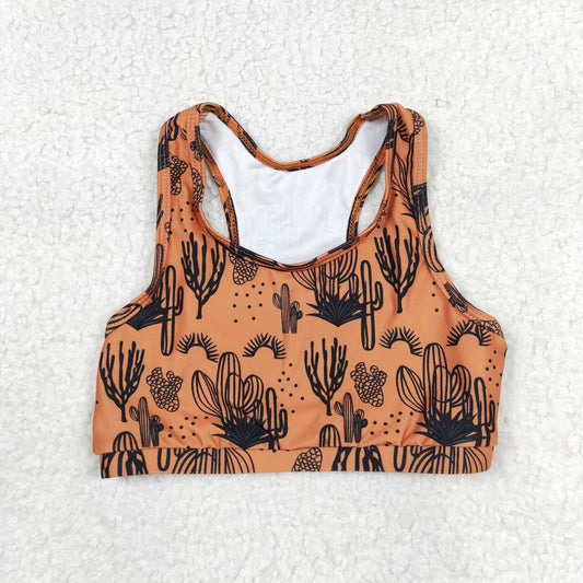 GT0518 western Belly short girl top tee  t-shirt  202405 RTS