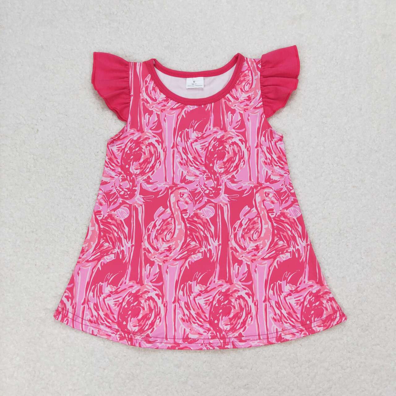 GT0565 flower dress girl top tee  t-shirt   202405 RTS