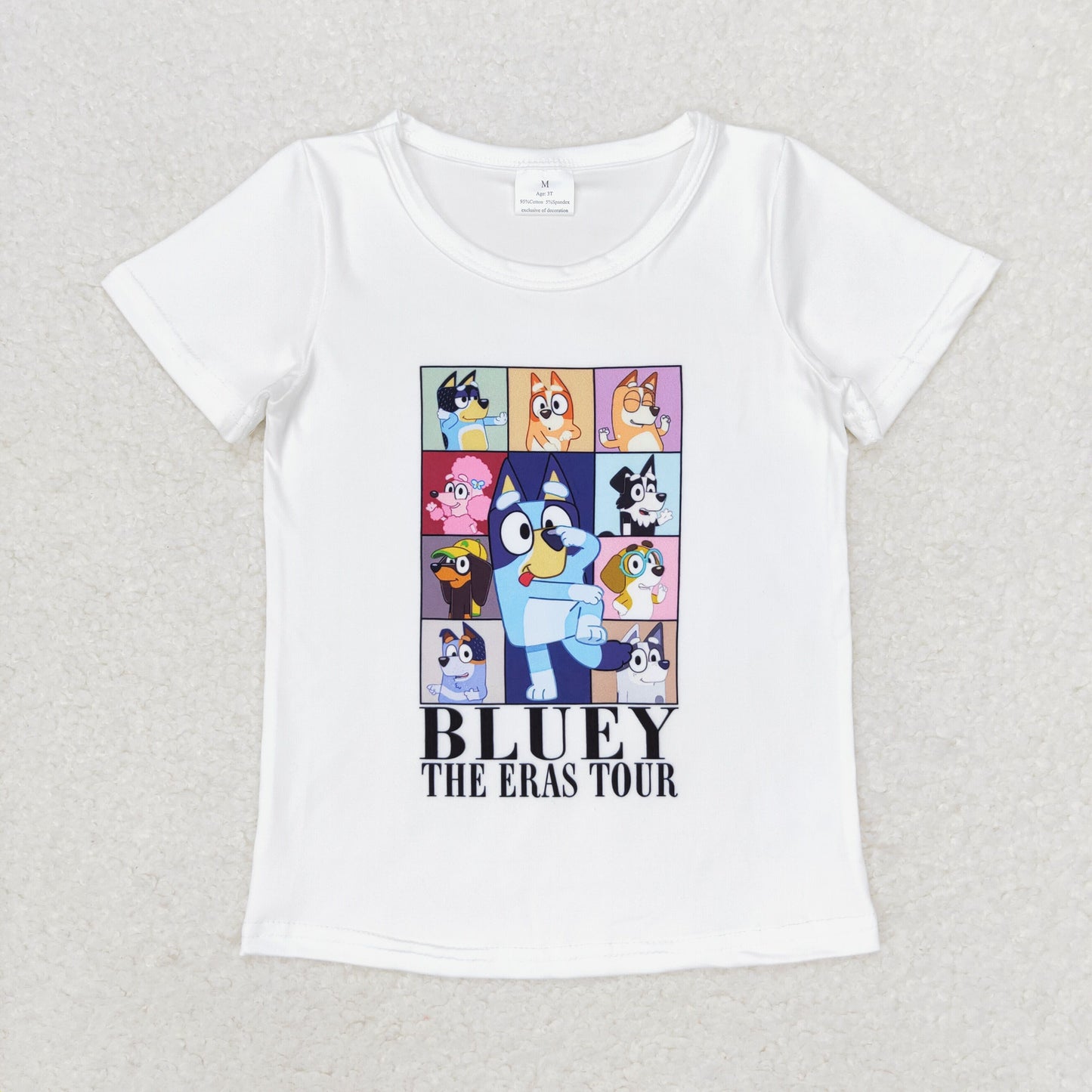 GT0595  bluey dog girl top tee  t-shirt  202406 RTS