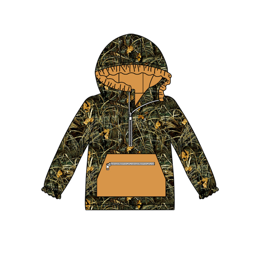 GT0630 moq 3 custom now camo western girl hoodie shirt top 202406