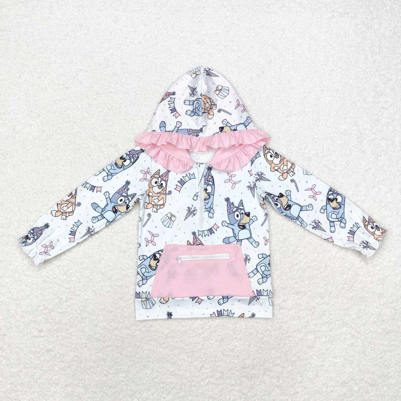 GT0634  bluey dog western girl hoodie shirt top 202408