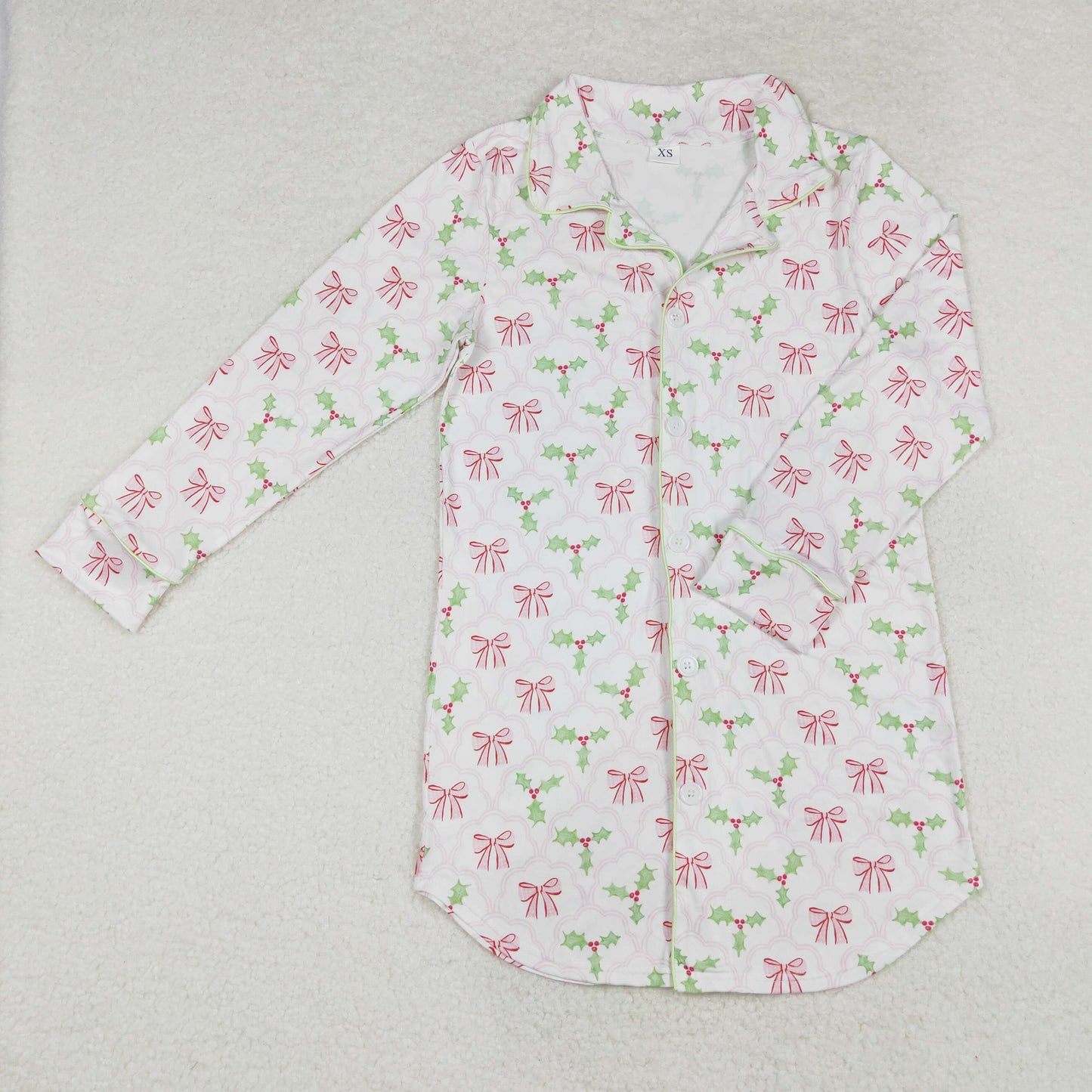 GT0661 adult women pajamas Christmas tree long sleeve top  202410 RTS sibling