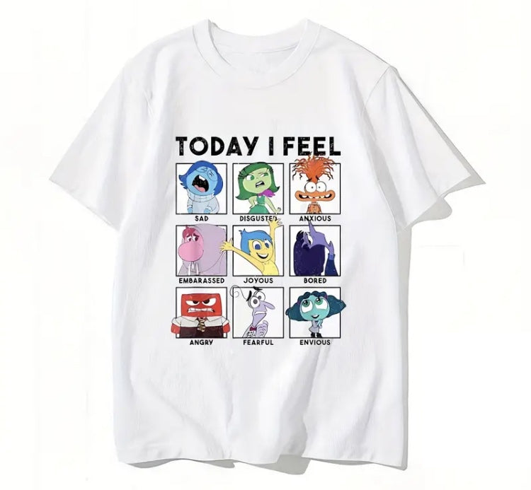 Today I Feel sibling GT0674 girl T-shirt top 202408 rts