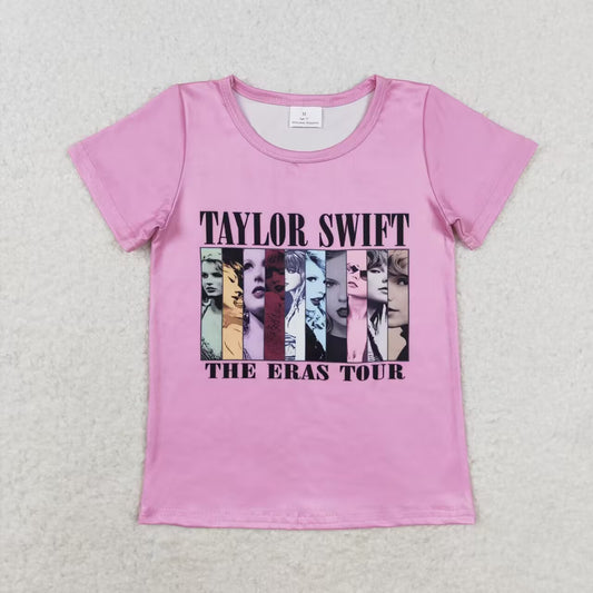 GT0690 Taylor swift pink girl shirts top 202408 sibling