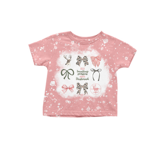 GT0748 pink duck season girl tee t-shirt top 202408 sibling preorder