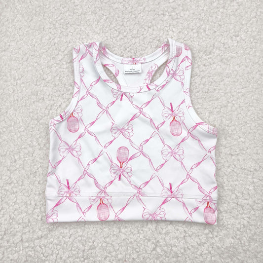 GT0883 YOGA western Bow girl top tee  t-shirt RTS  202504