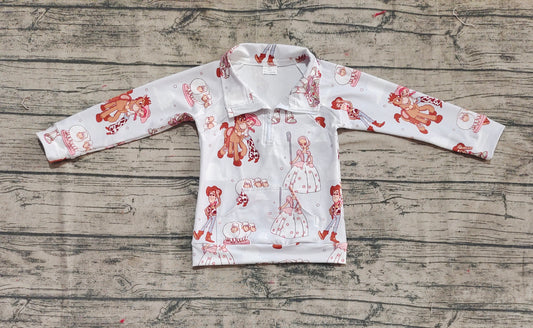 GT0989  western cartoon toy story girl top pullover  202504 preorder