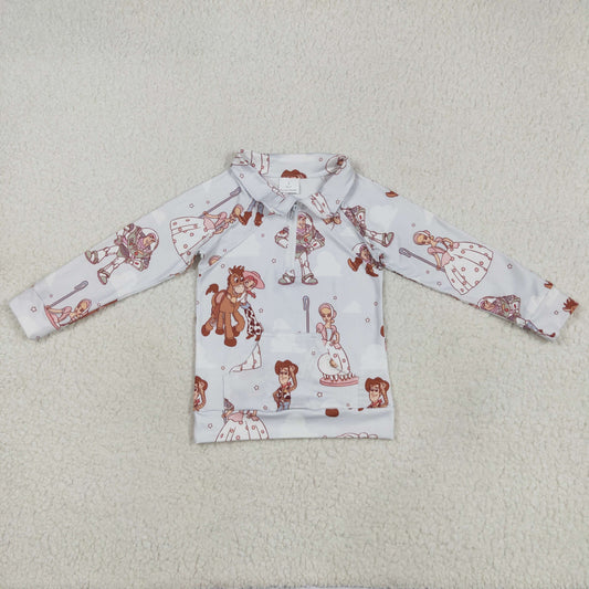 GT0989  western cartoon toy story girl top pullover  202504 RTS