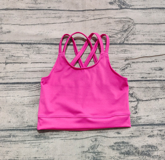 GT1010 yoga vest solid color girl top 202505 preorder