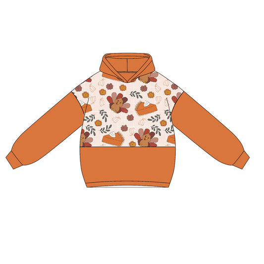 GT1028 western turkey long sleeve girl hoodie top coat camo pullover 202505 preorder