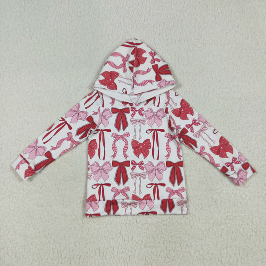GT1059  hoodie zipper  bow girl top zipper shirt  202506 RTS