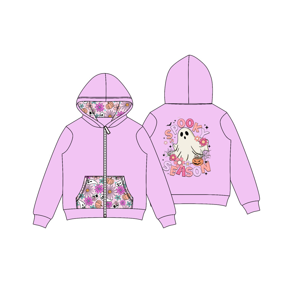 GT1141 Hoodie long sleeve BOO SPOOKY girl top coat  pullover 202508  preorder