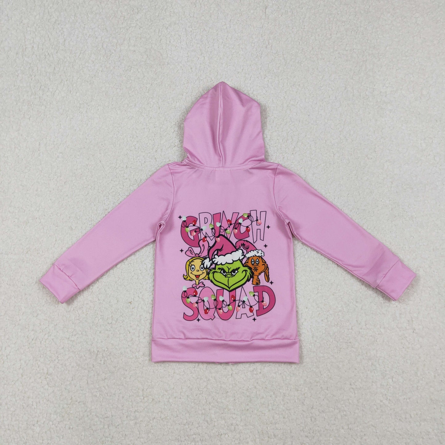 GT1142 Hoodie long sleeve grinch Christmas girl top coat  pullover 202510 RTS