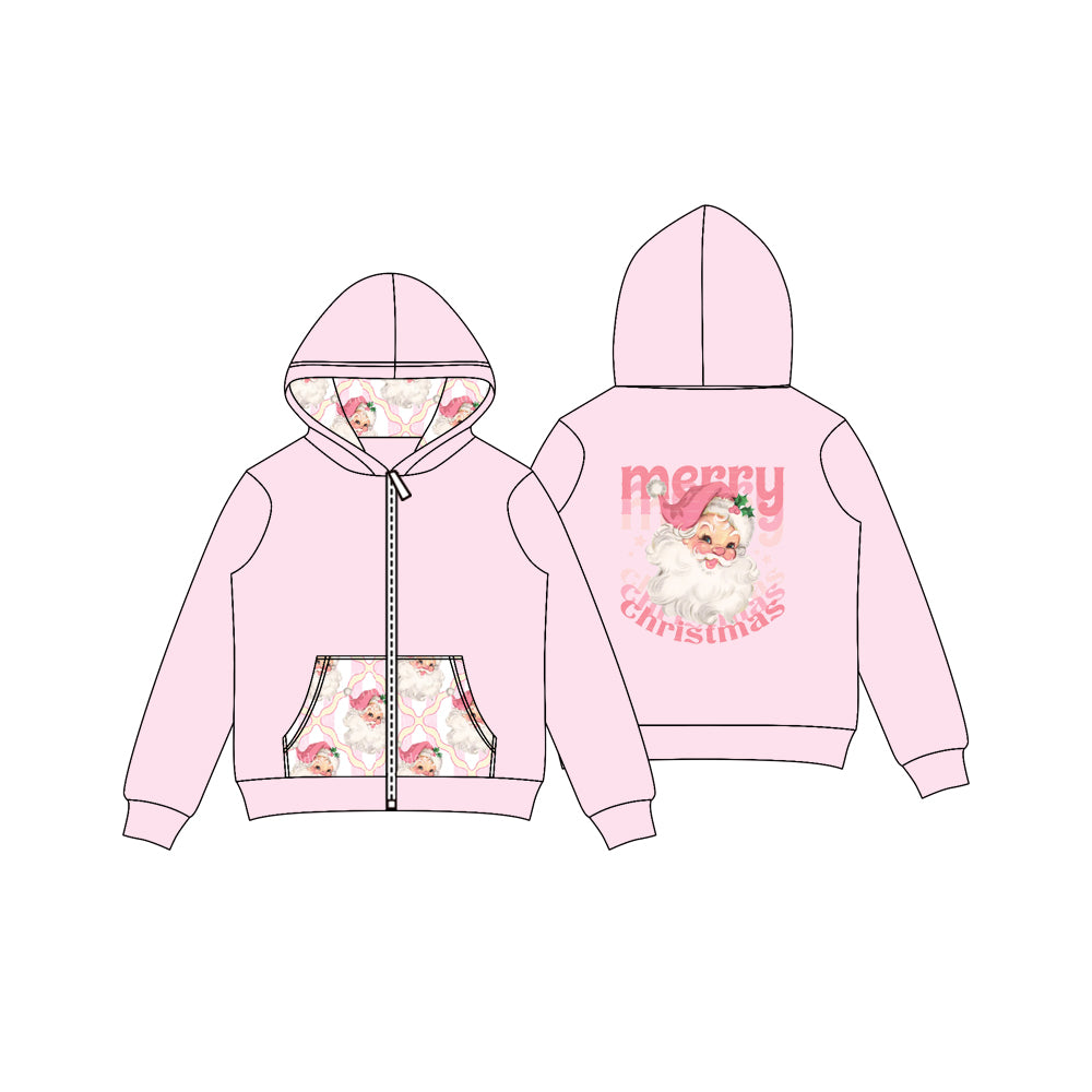 GT1143  Hoodie long sleeve  Merry Christmas girl top coat  pullover 202508  preorder