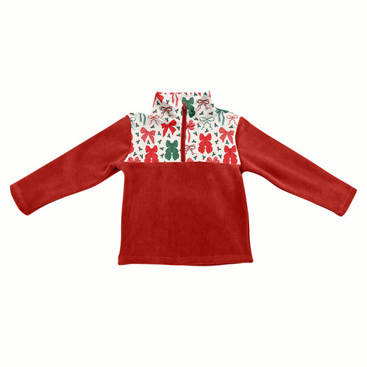 GT1150 red bow western boy top coat pullover 202508  preorder