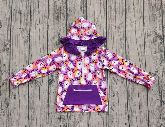 GT1155  boo Halloween Hoodie long sleeve girl top coat pullover 202508  preorder