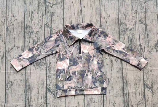 GT1180 yoga camo girl top coat pullover  202509 RTS