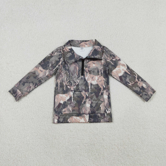 GT1180 yoga camo girl top coat pullover  202510 RTS