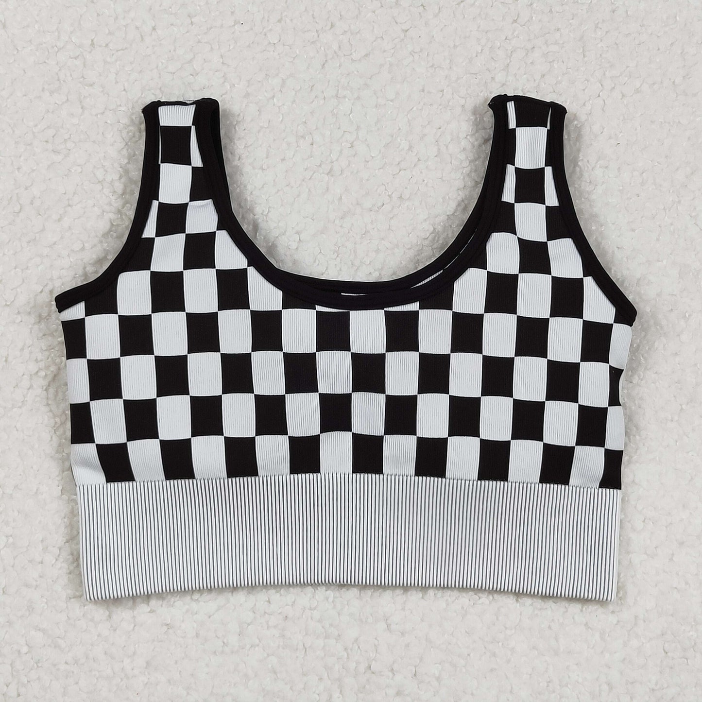 GT1189 pink  adult Checkerboard pink top  women 202509 sibling  RTS Free shipping order $100+（副本）