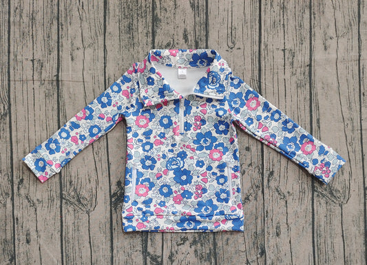 GT1192 YOGA flower girl zipper jacket top 202509 preorder
