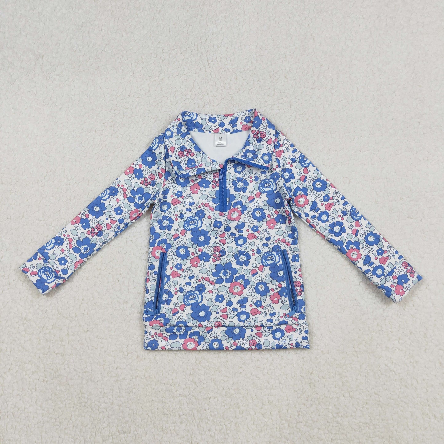 GT1192 YOGA flower girl zipper jacket top 202509 RTS