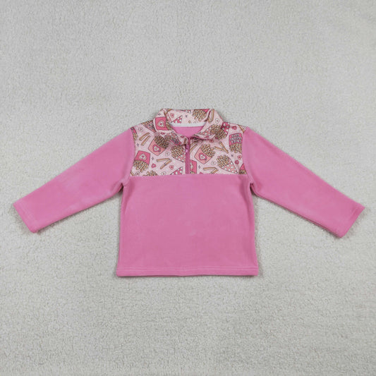 GT1504 CHIPS pink girl top coat pullover  202512  RTS