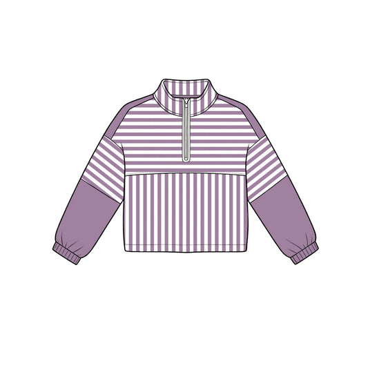 GT1719  yoga purple girl  long sleeve coat top 202619 preorder